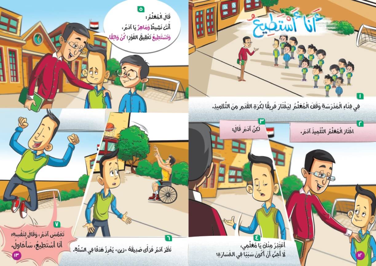 كيفية استذكار منهج اللغة العربية للصف الثاني الابتدائي:-